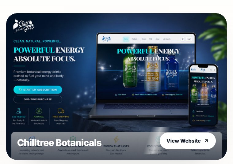 Chilltree Botanicals — AI-powered website by Nona Digi