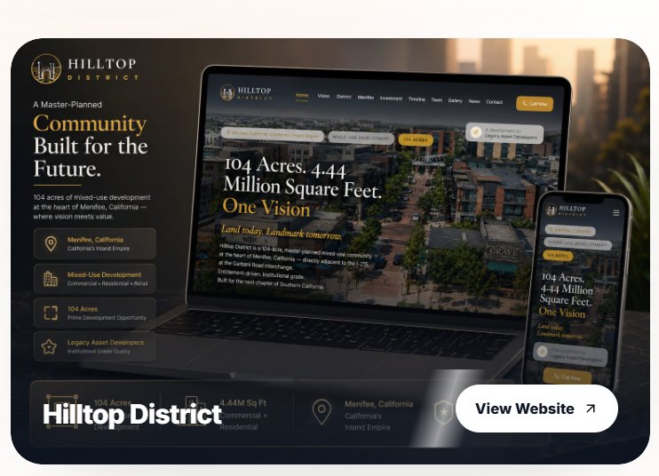 Hilltop District — AI-powered website by Nona Digi